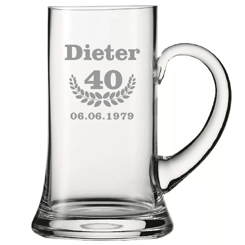 Bierseidel Franziskus 0,5 l mit Gravur