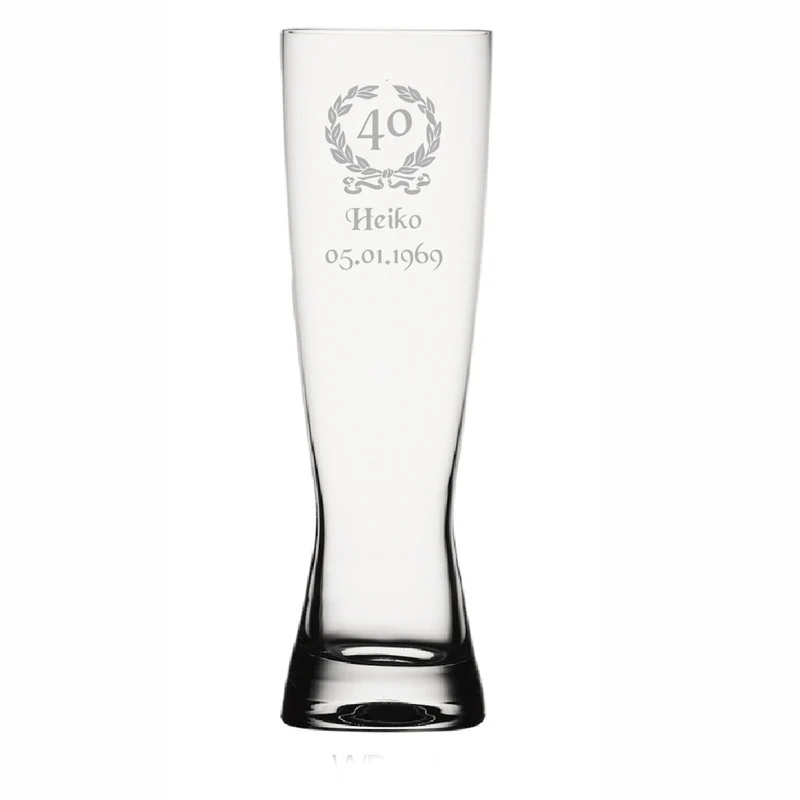 Weizenbierglas Leonardo Bionda Bar 0,5 l mit Gravur