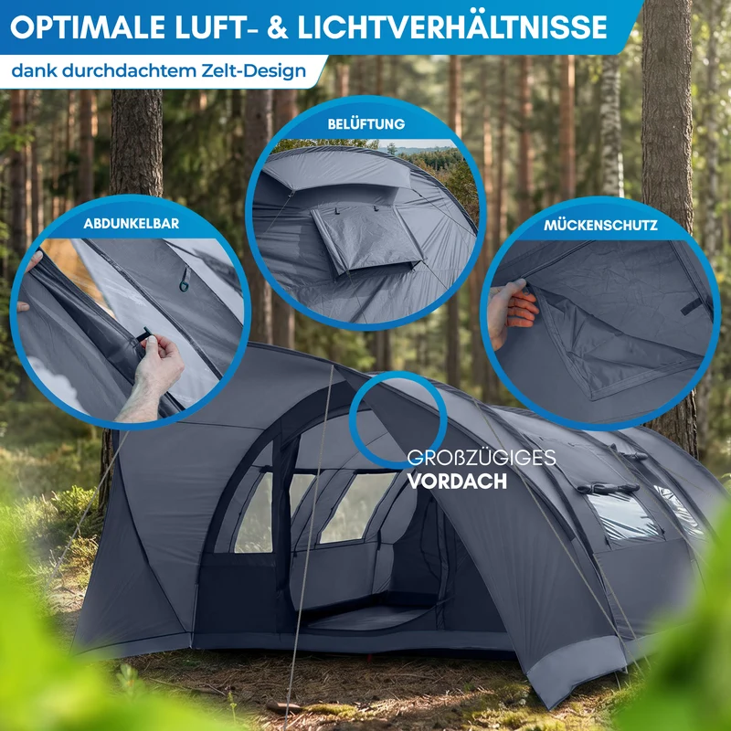 Tunnelzelt 6 Personen – Meekon