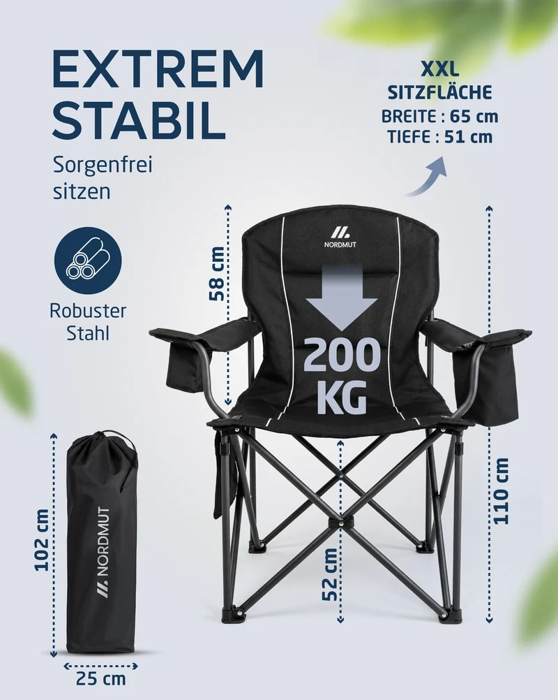 Campingstuhl XXL – Aavas