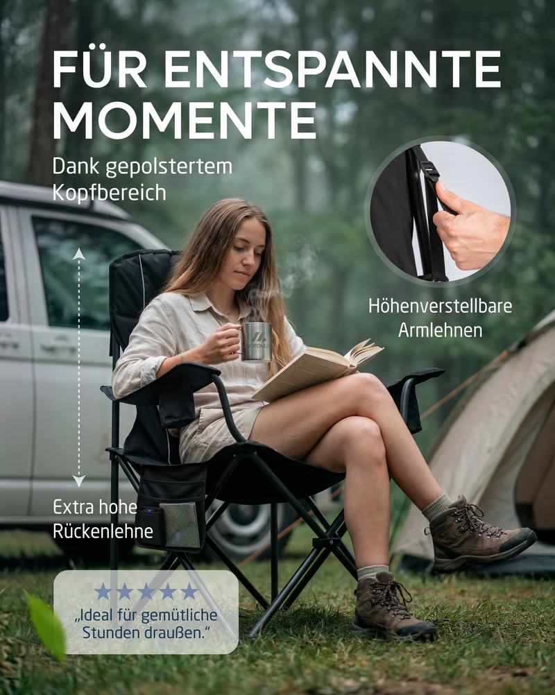 Campingstuhl XXL – Aavas