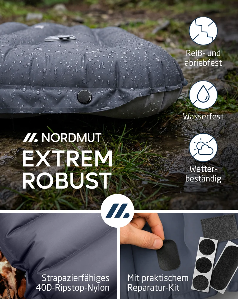 Isomatte Premium mit Fußpumpe – Veo
