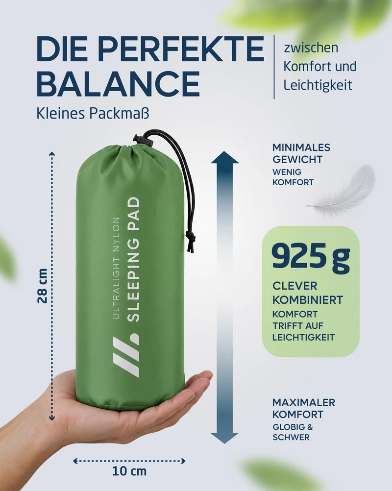 Isomatte Premium mit Fußpumpe – Veo