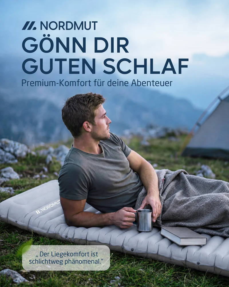 Isomatte Premium mit Fußpumpe – Veo