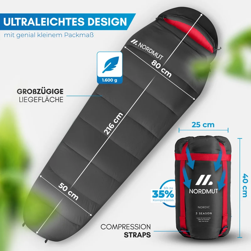 3-Jahreszeiten Schlafsack – Abisko