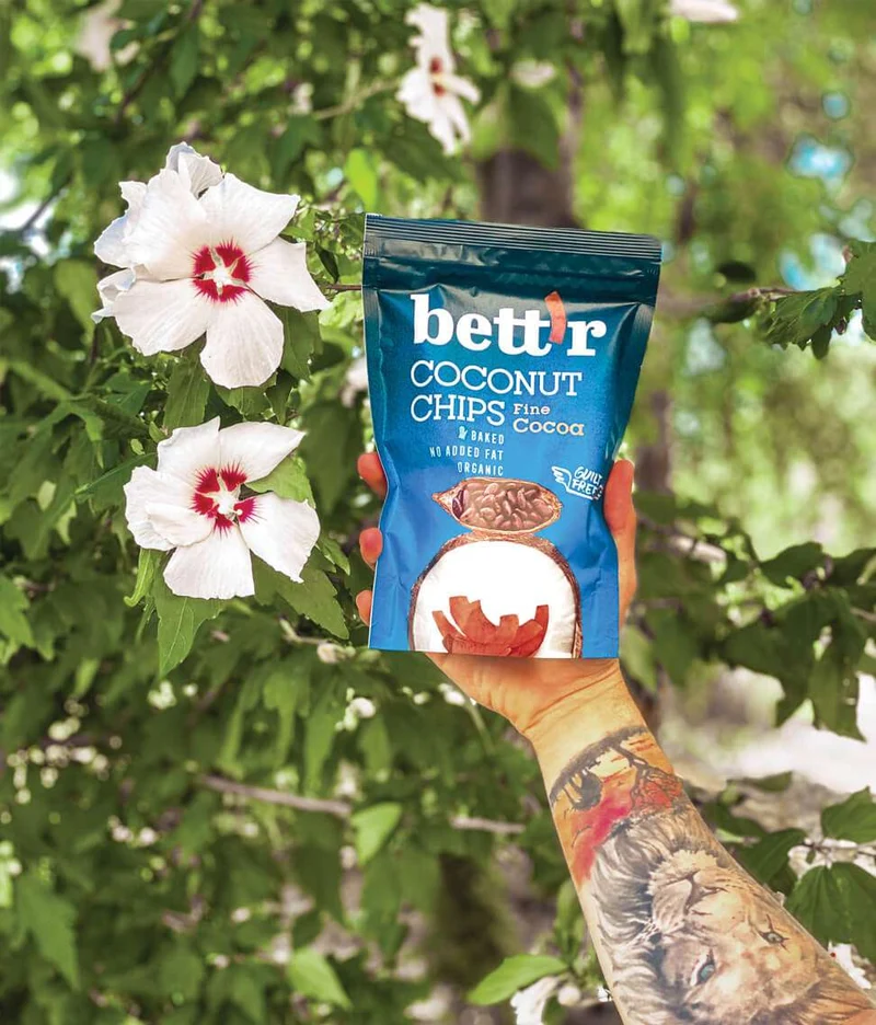 BIO Coconut Chips Fine Cocoa