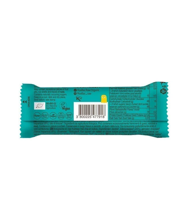 Bio Chia & Coconut Bar, Roobar