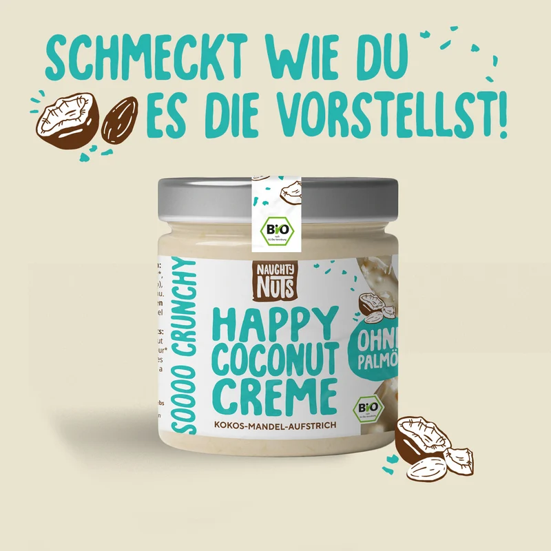 Bio Happy Coconut Creme, Naughty Nuts