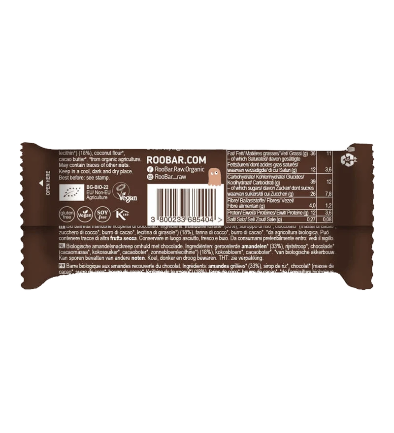 BIO Chocolate Covered Almond Bar