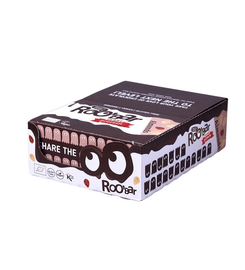 BIO Almond Protein Bar Covered With Chocolate