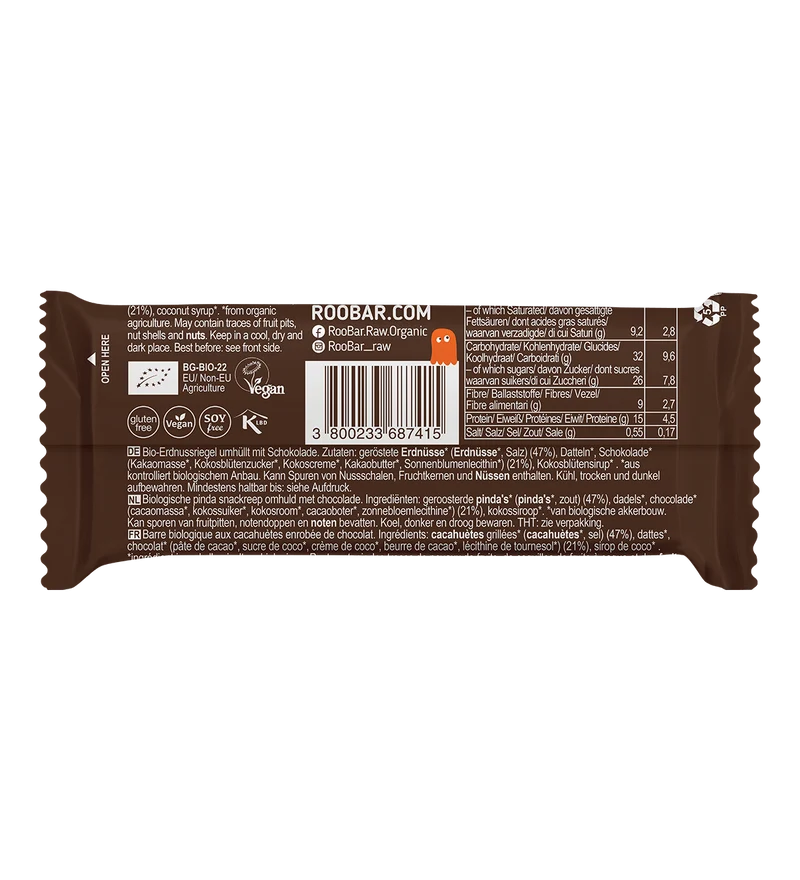 BIO Chocolate Covered Peanut Bar