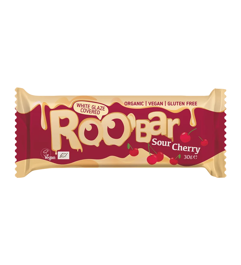 BIO White Chocolate Covered Sour Cherry Bar