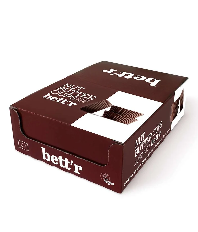 Bio Bett'r Nut Butter Cups Mix Box - Hazelnut, Almond and Peanut