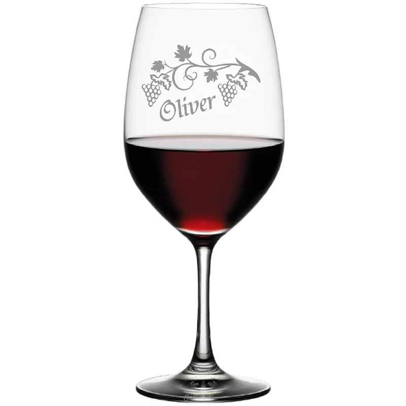 Rotweinglas Vino Grande mit Gravur