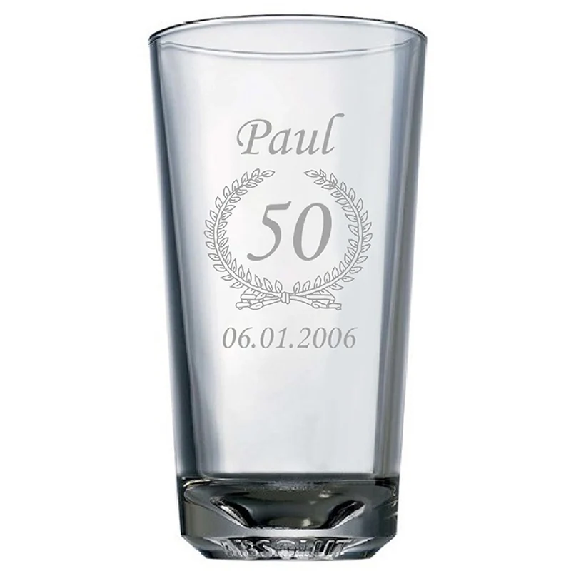 Absolut Vodka Glas mit Gravur