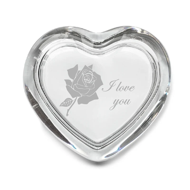 Leonardo Glasdose Herz aus der Serie HEART mit Gravur