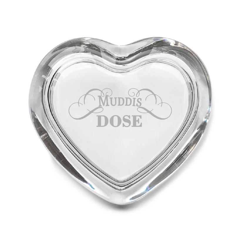 Leonardo Glasdose Herz aus der Serie HEART mit Gravur