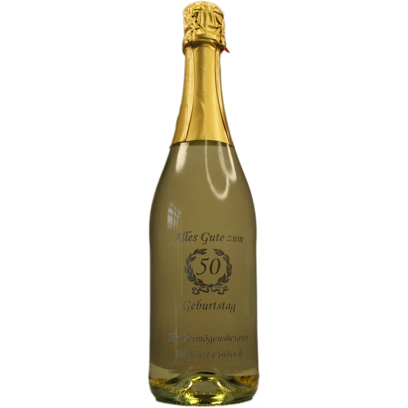 Goldtraum 0,75 l mit Gravur