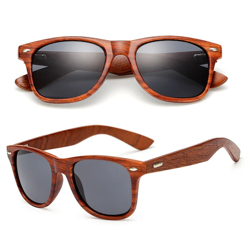 Personalisierte Sonnenbrille aus Holz