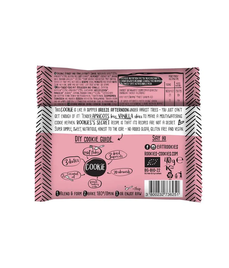 BIO Cookie Apricot & Vanilla