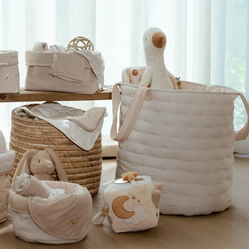 Großer Aufbewahrungskorb – Beige – Essentials