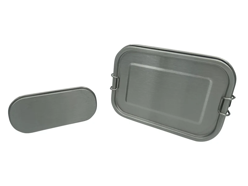 Geschenkset Wert&Voll - Auslaufsichere Lunchbox 600ml & Snackbehälter - Beide mit Gravur