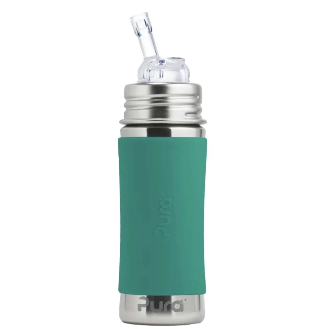 Pura Strohhalmflasche 325ml Mint