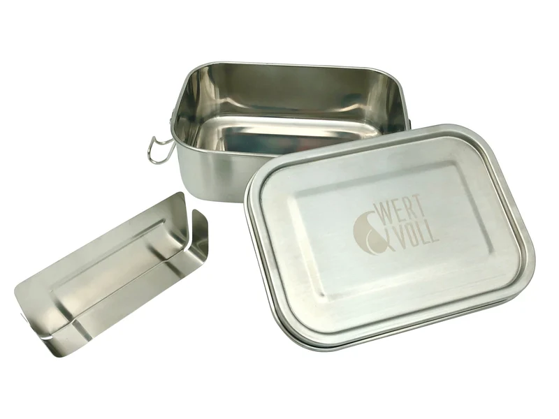 3er-Pack Wert&Voll - Auslaufsichere Lunchboxen 800ml
