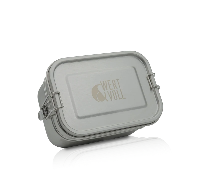 Wert&Voll - Auslaufsichere Doppelstöckige Lunchbox 1340ml