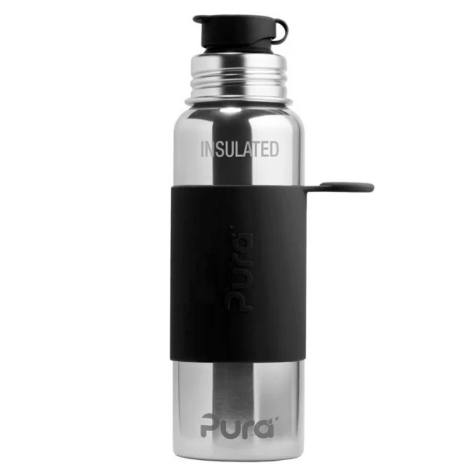 Pura Isolierflasche Sport 650ml Black