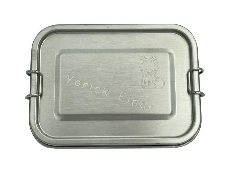 Wert&Voll - Auslaufsichere Lunchbox 600ml mit Gravur