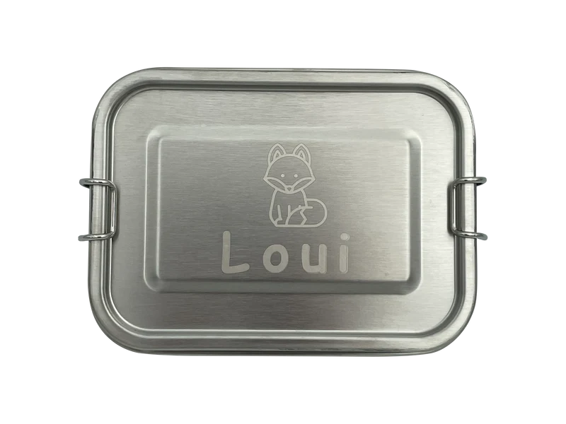 Wert&Voll - Auslaufsichere Lunchbox 600ml mit Gravur