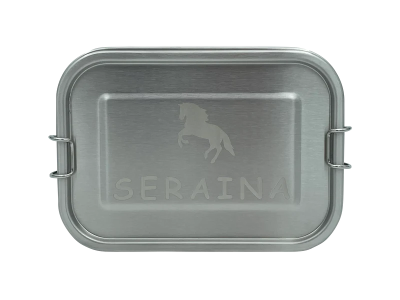 Wert&Voll - Auslaufsichere Lunchbox 600ml mit Gravur