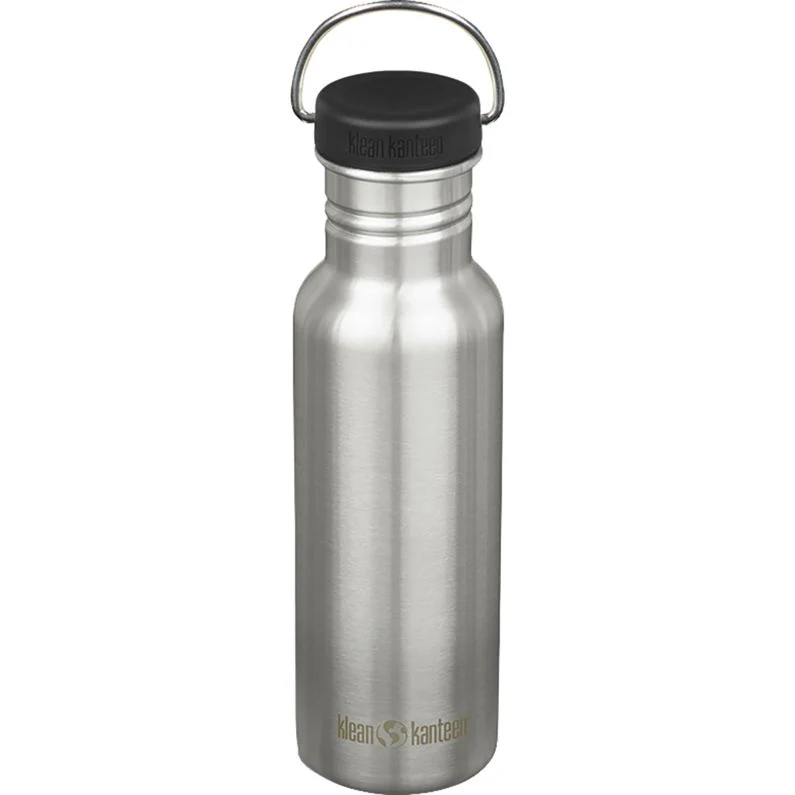 Klean Kanteen Trinkflasche Classic 532 ml Loop Cap Edelstahl matt
