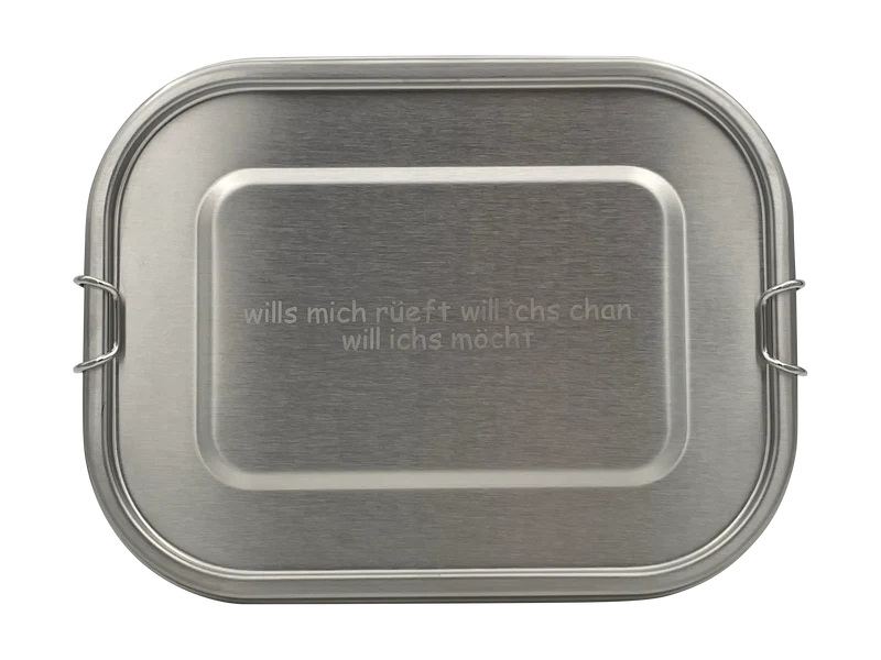 Wert&Voll - Auslaufsichere Lunchbox 1400ml mit Gravur
