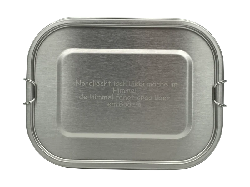 Wert&Voll - Auslaufsichere Lunchbox 1400ml mit Gravur