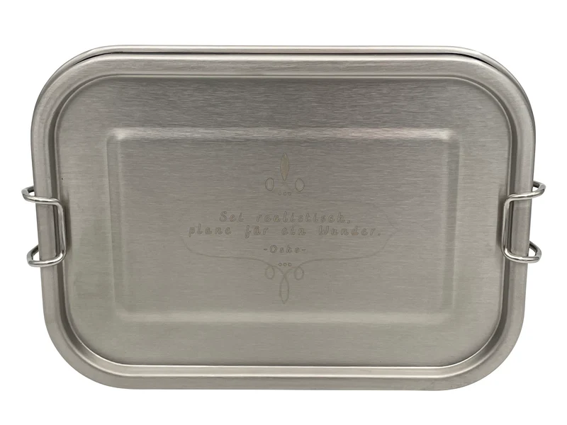 Wert&Voll - Auslaufsichere Lunchbox 1400ml mit Gravur