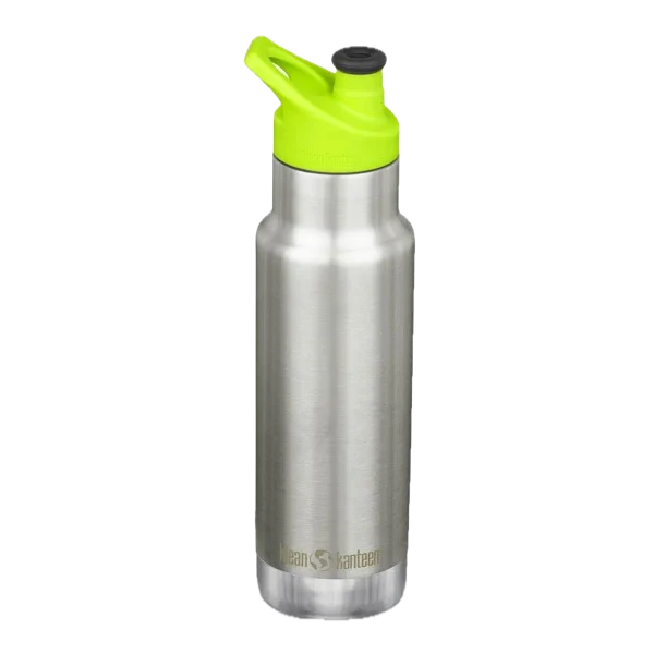 Kid Kanteen Classic Isolierflasche 355 ml Sport Cap Edelstahl matt mit Gravur