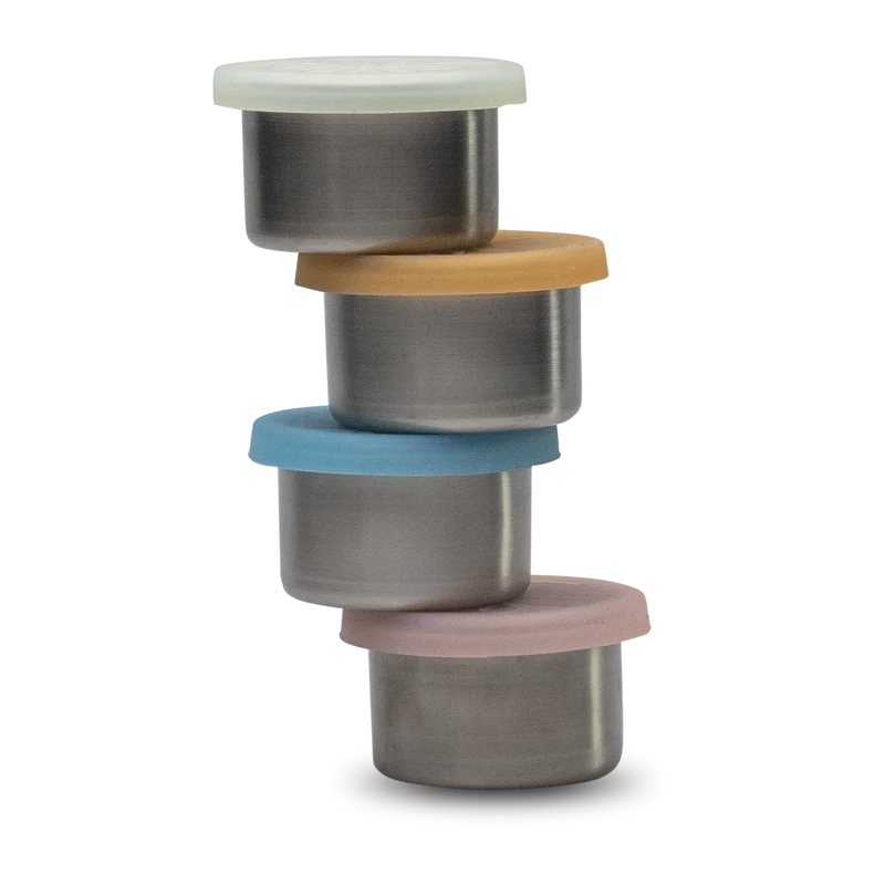4er-Pack Wert&Voll Edelstahl Dipbehälter 50 ml
