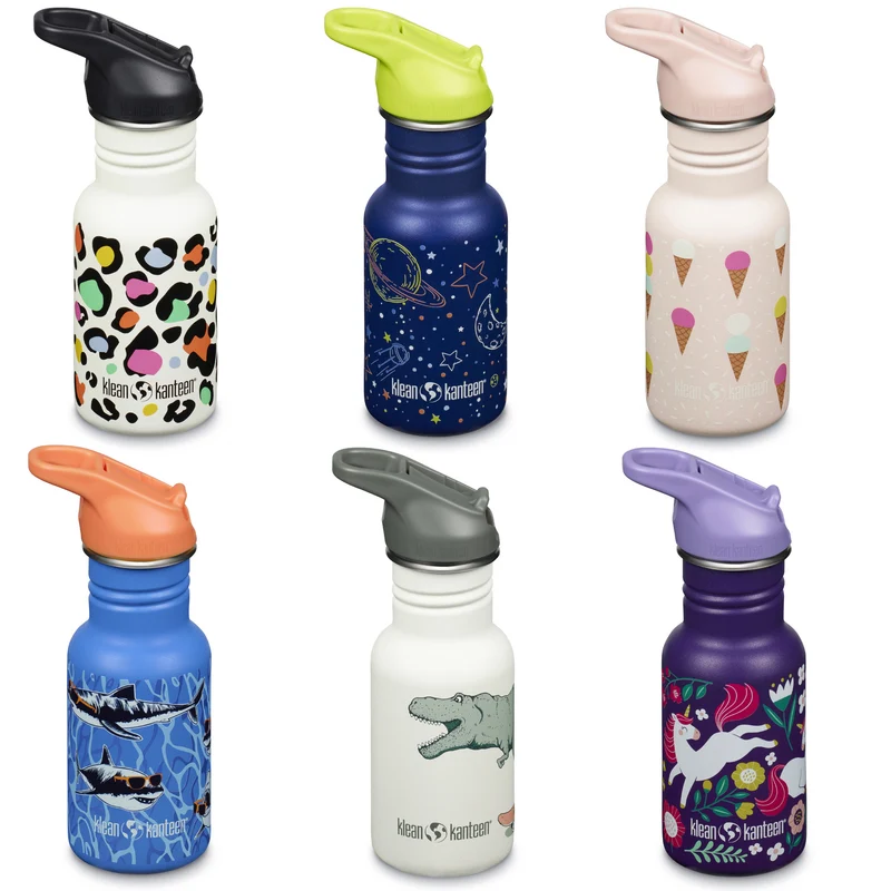 Klean Kanteen Kids Trinkflasche 355 ml Flip Sport Cap