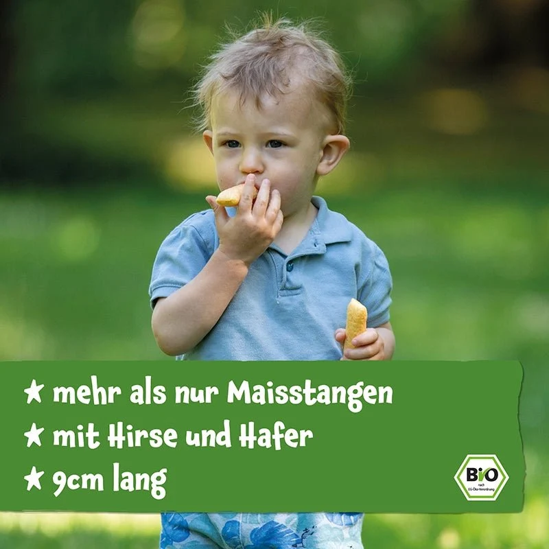 Bio Mehrkorn Schmelzlinge Apfel Erdbeere und Süßkartoffel (8er Pack)