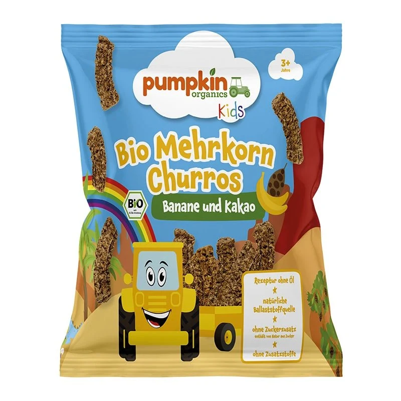 Bio Mehrkorn Churros Banane und Kakao (8er Pack)