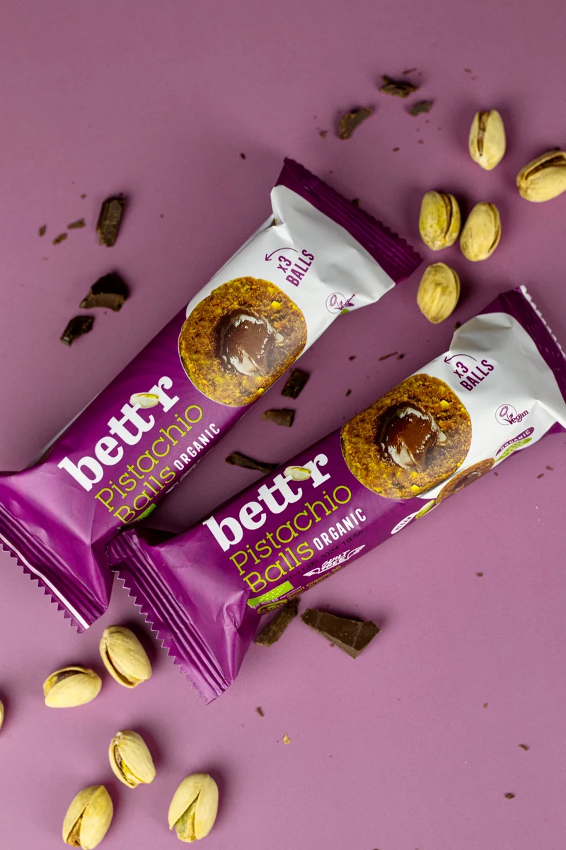 BIO Fruit Balls with Pistachio Filling, Bett'r
