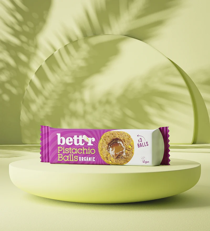 BIO Fruit Balls with Pistachio Filling, Bett'r