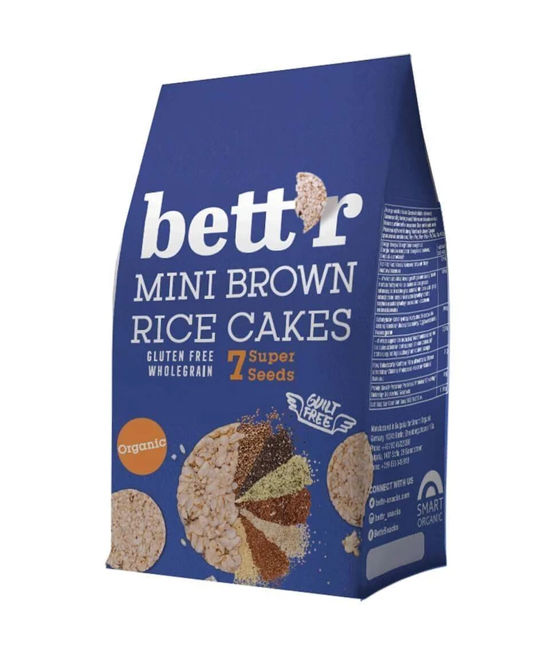 Bio Mini Brown Rice Cakes 7 Super Seeds