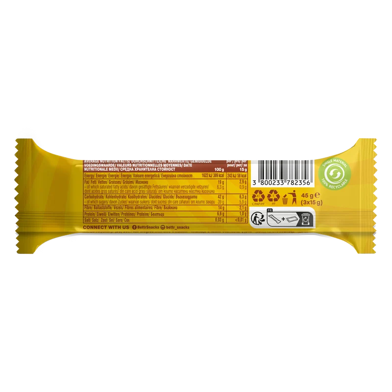 Bio Fruit balls with Hazelnut and Cacao filling, Bett'r