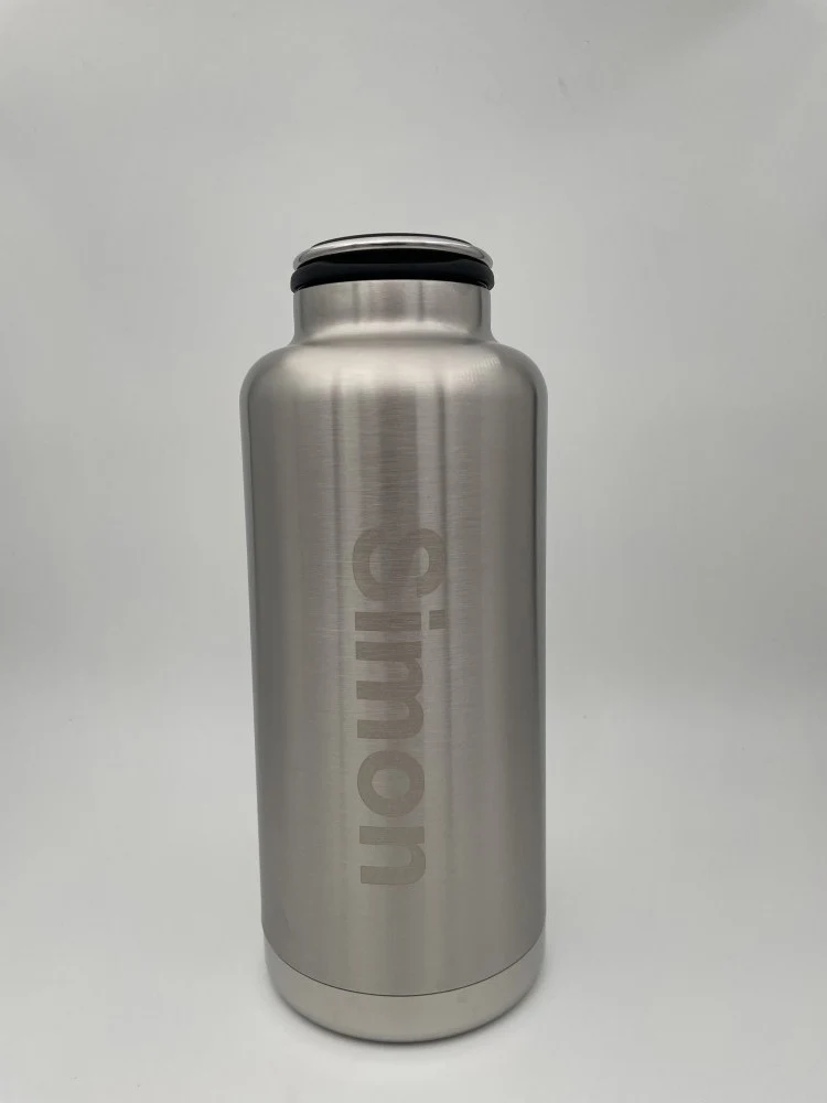Klean Kanteen TK Wide vakuumisoliert 473ml Cafe Cap Edelstahl matt mit Gravur