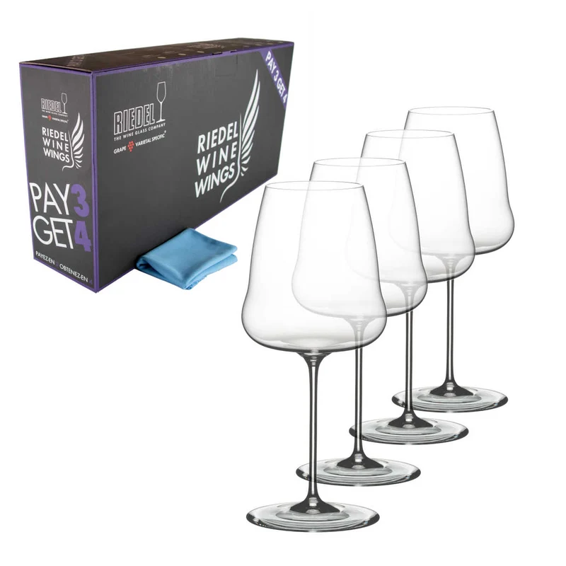 Riedel Winewings Pinot Noir mit Poliertuch