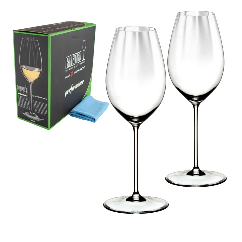 Weißweinglas Riedel Performance Sauvignon Blanc 2er Set mit Poliertuch