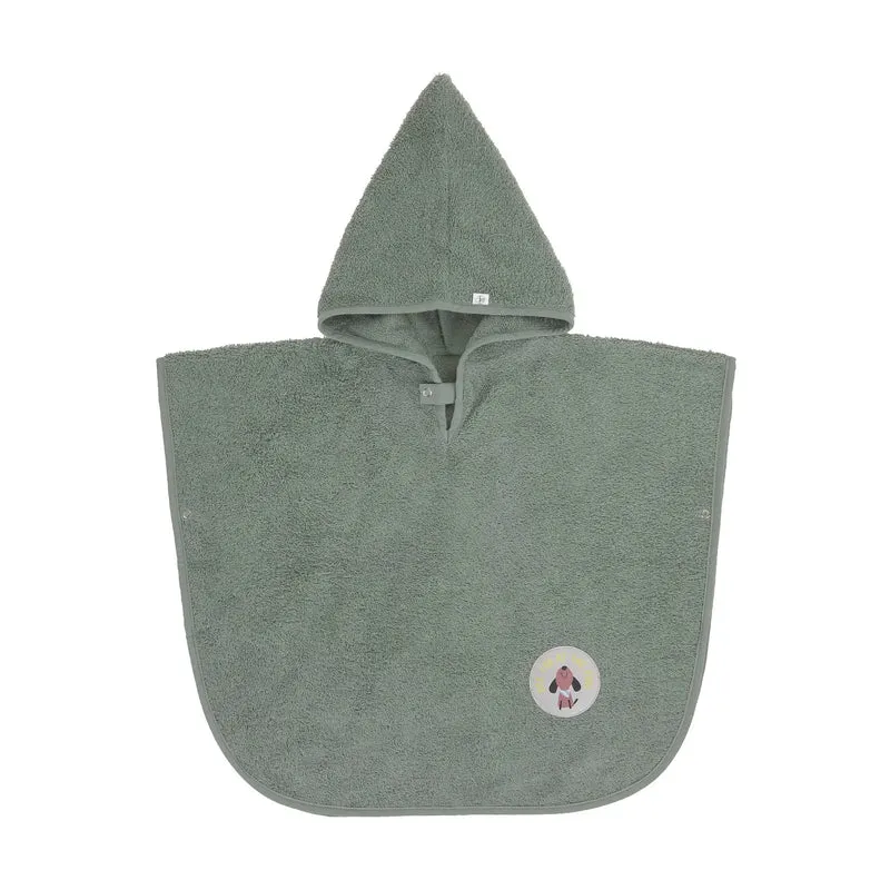 Kinder-Frottee-Poncho, grün Listen-Nr. 445818